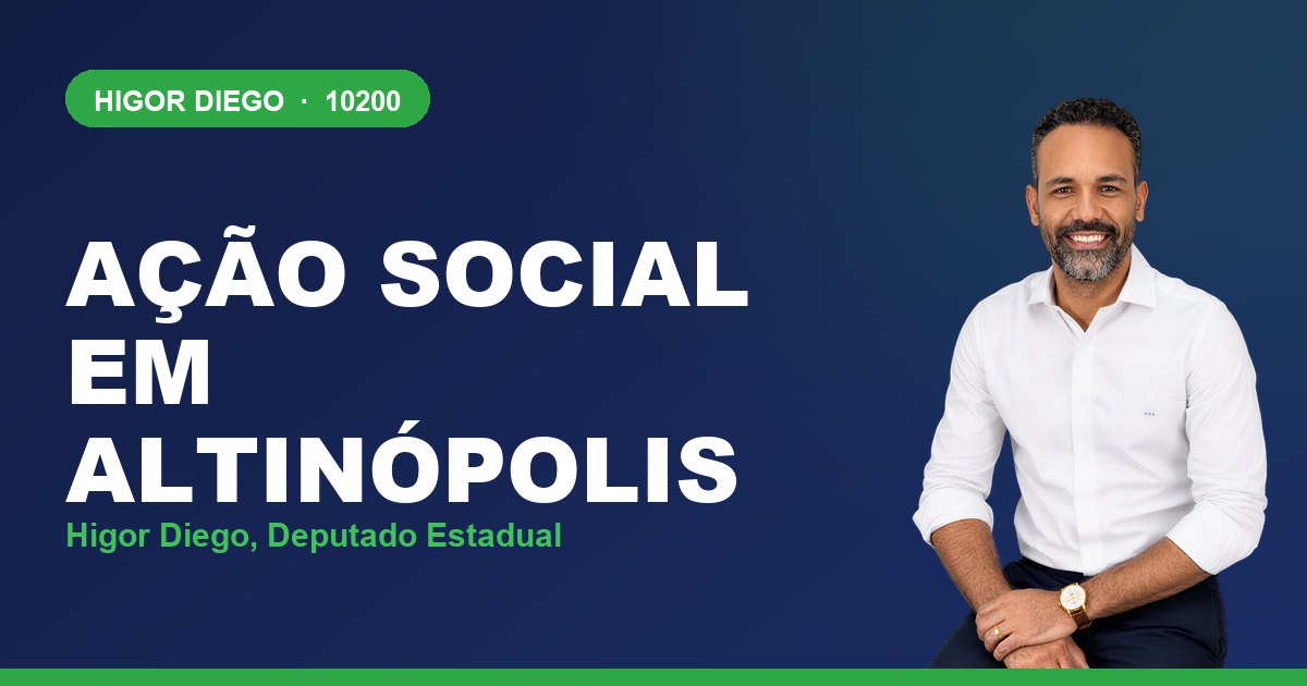 Ação Social em Altinópolis, com Higor Diego, deputado estadual 10200