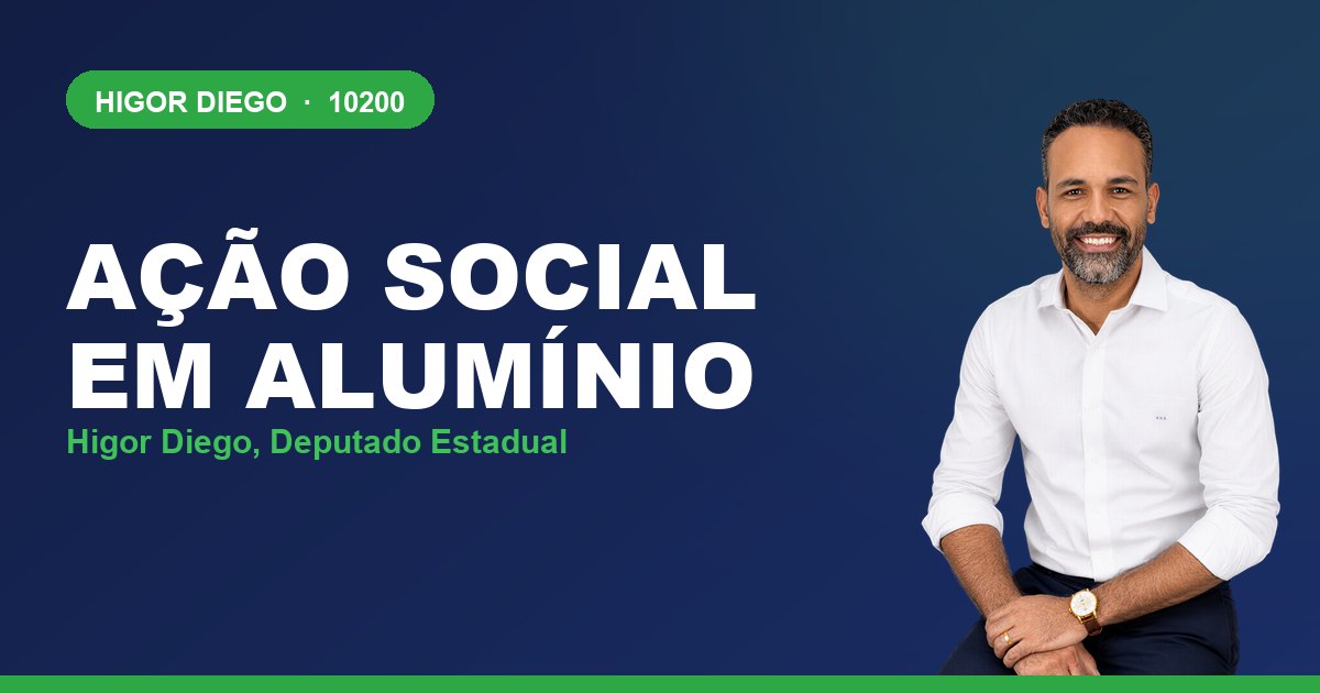 Ação Social em Alumínio, com Higor Diego, deputado estadual 10200