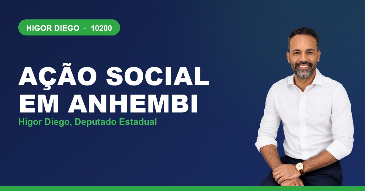 Ação Social em Anhembi, com Higor Diego, deputado estadual 10200