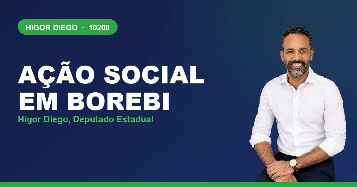 Ação Social em Borebi, com Higor Diego, deputado estadual 10200