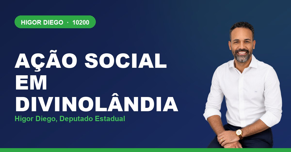 Ação Social em Divinolândia, com Higor Diego, deputado estadual 10200