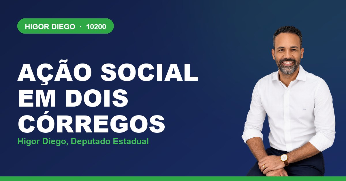 Ação Social em Dois Córregos, com Higor Diego, deputado estadual 10200