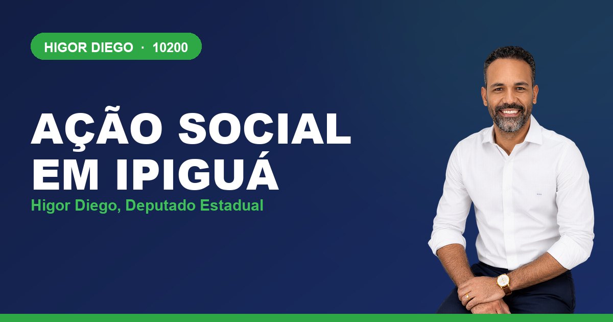 Ação Social em Ipiguá, com Higor Diego, deputado estadual 10200