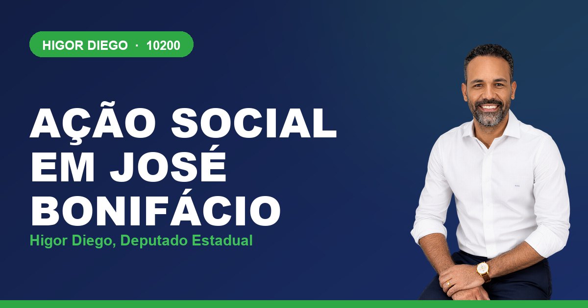Ação Social em José Bonifácio, com Higor Diego, deputado estadual 10200