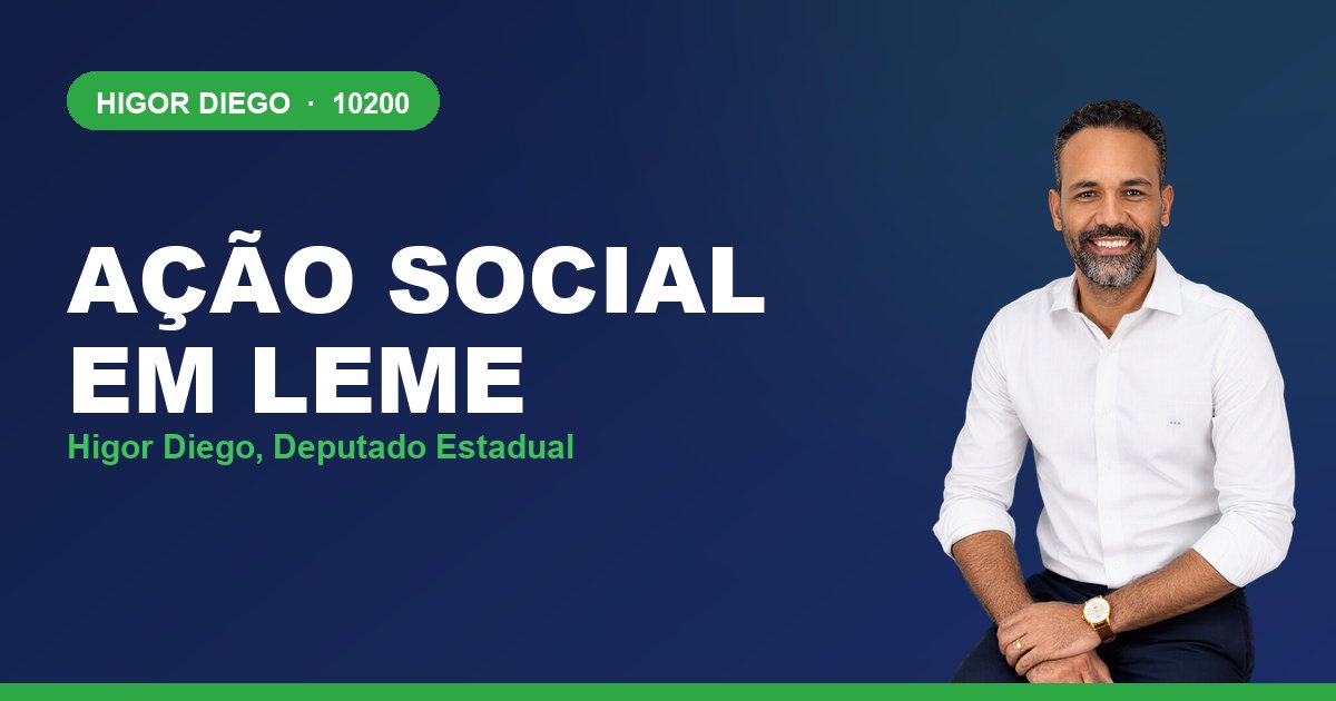 Ação Social em Leme, com Higor Diego, deputado estadual 10200