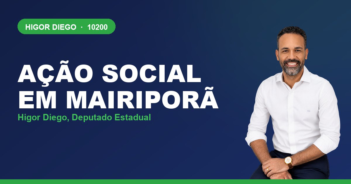 Ação Social em Mairiporã, com Higor Diego, deputado estadual 10200