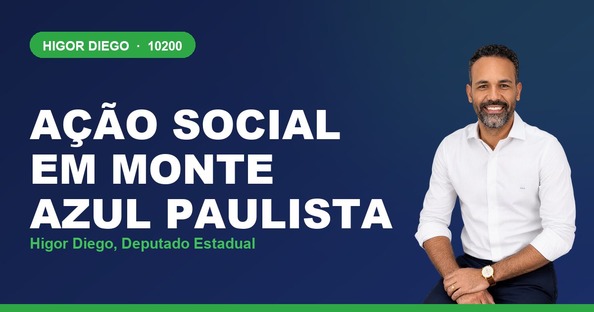Ação Social em Monte Azul Paulista, com Higor Diego, deputado estadual 10200
