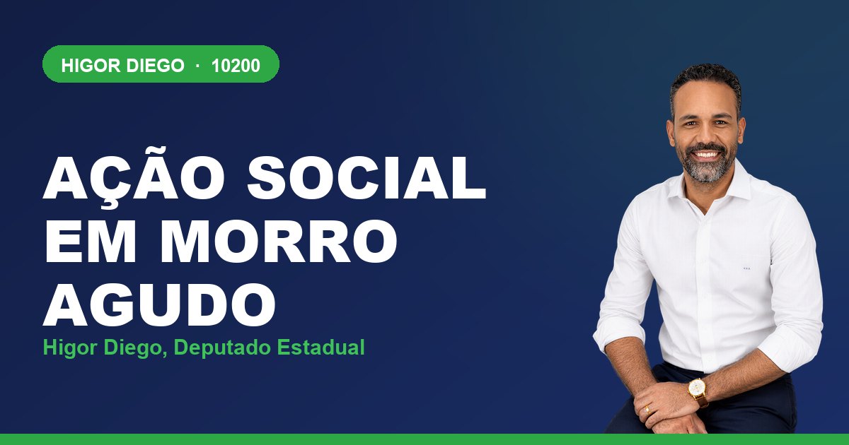 Ação Social em Morro Agudo, com Higor Diego, deputado estadual 10200