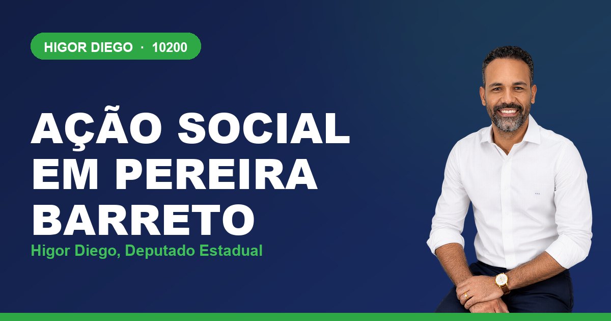 Ação Social em Pereira Barreto, com Higor Diego, deputado estadual 10200