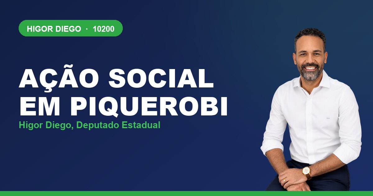 Ação Social em Piquerobi, com Higor Diego, deputado estadual 10200