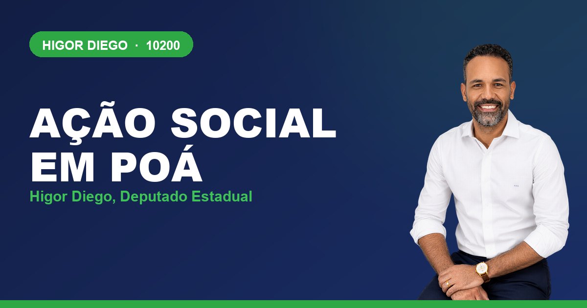 Ação Social em Poá, com Higor Diego, deputado estadual 10200