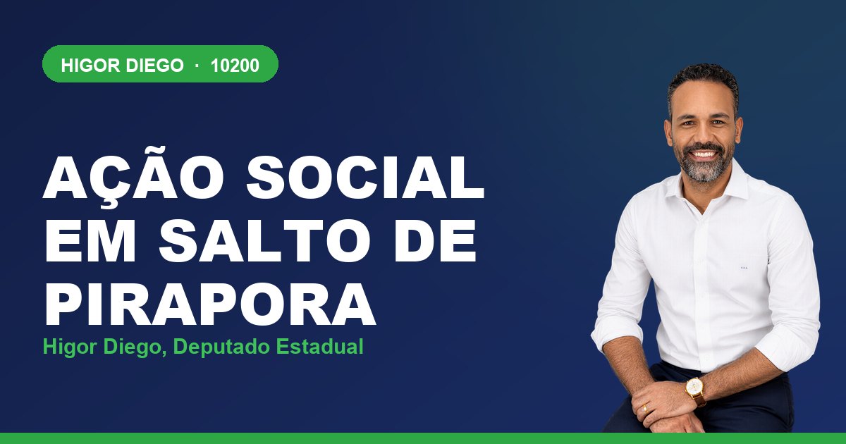 Ação Social em Salto de Pirapora, com Higor Diego, deputado estadual 10200