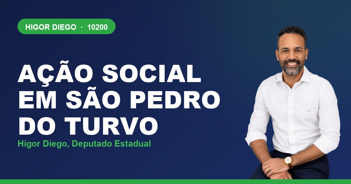 Ação Social em São Pedro do Turvo, com Higor Diego, deputado estadual 10200