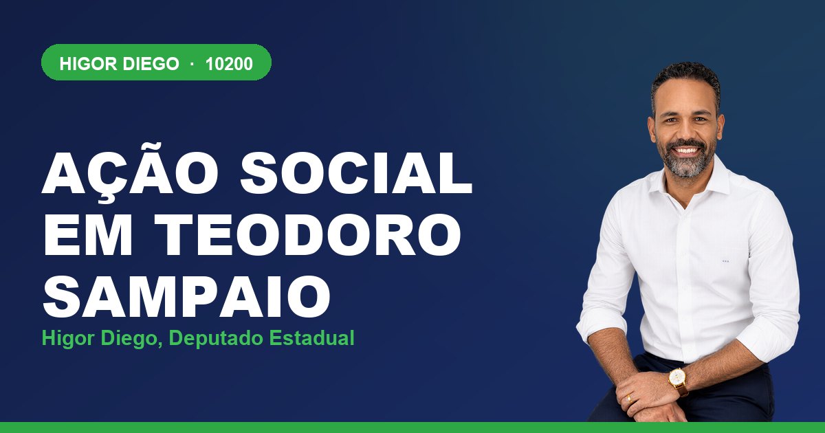 Ação Social em Teodoro Sampaio, com Higor Diego, deputado estadual 10200