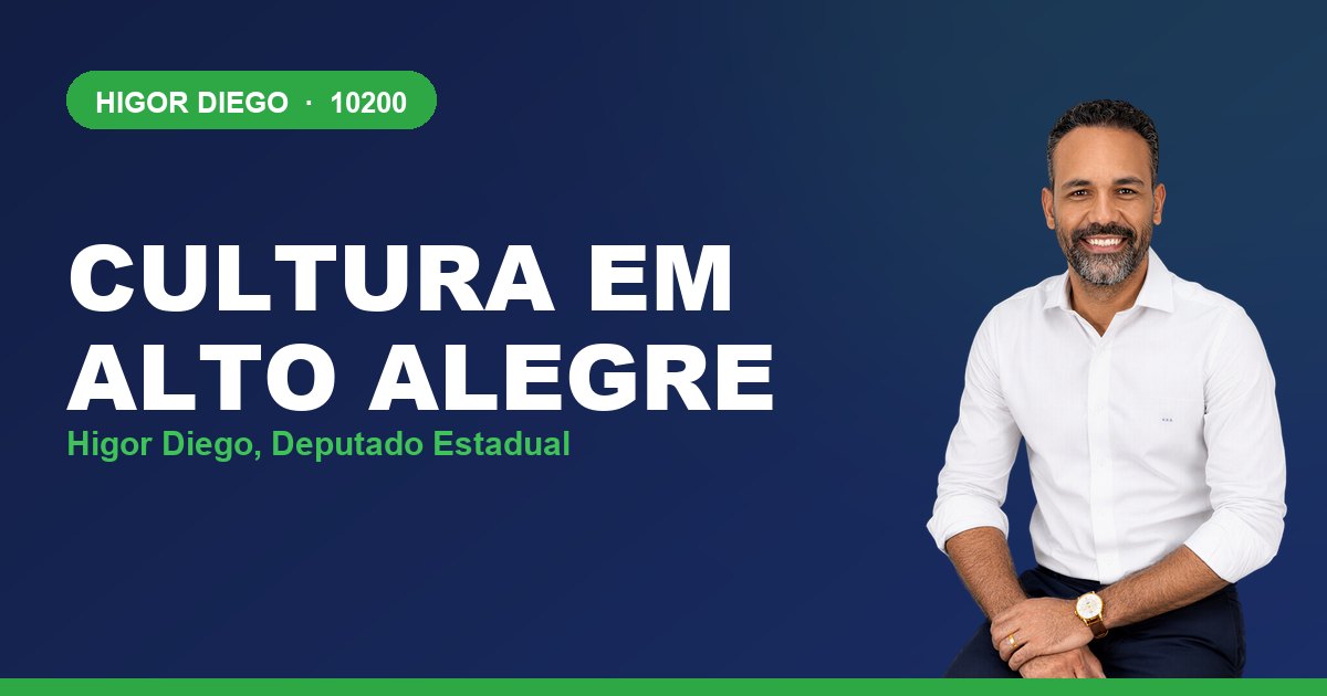 Cultura em Alto Alegre, com Higor Diego, deputado estadual 10200