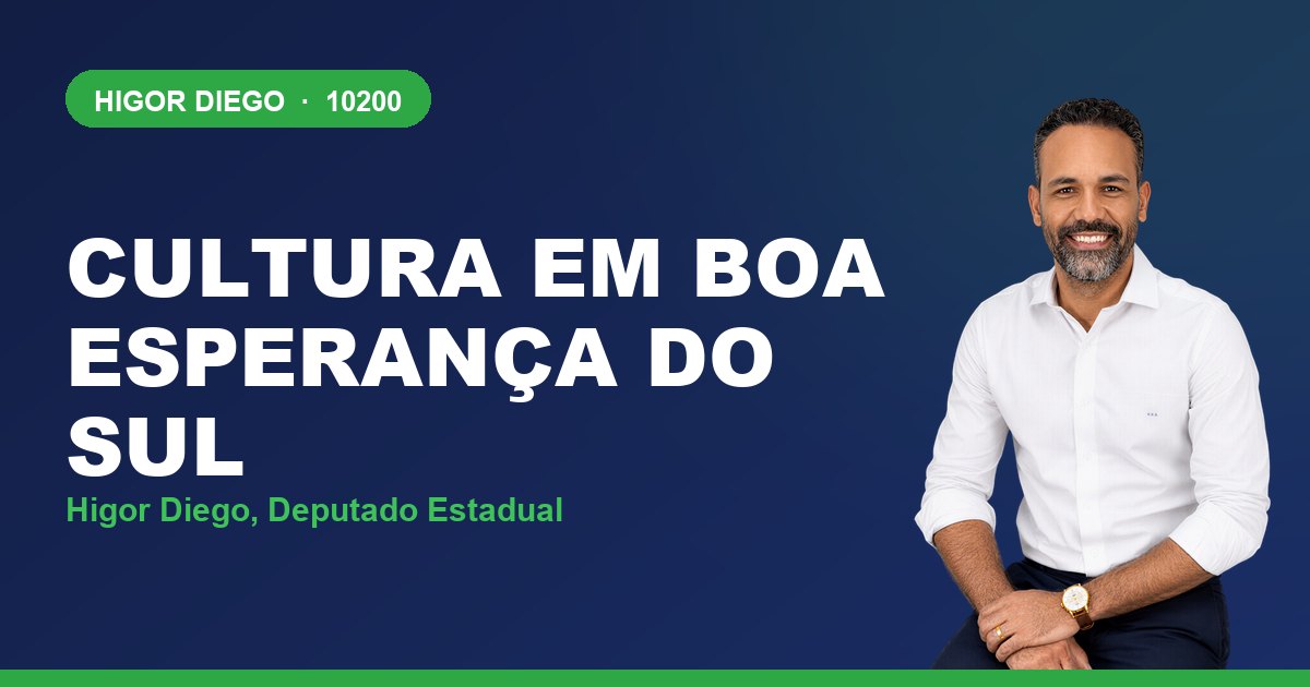 Cultura em Boa Esperança do Sul, com Higor Diego, deputado estadual 10200