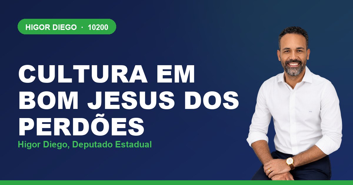 Cultura em Bom Jesus dos Perdões, com Higor Diego, deputado estadual 10200