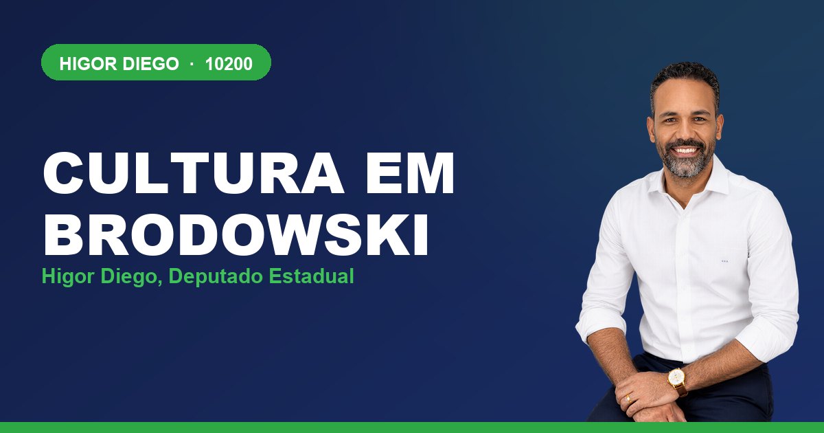 Cultura em Brodowski, com Higor Diego, deputado estadual 10200