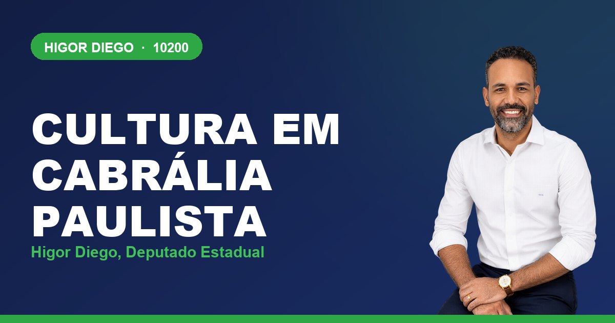 Cultura em Cabrália Paulista, com Higor Diego, deputado estadual 10200