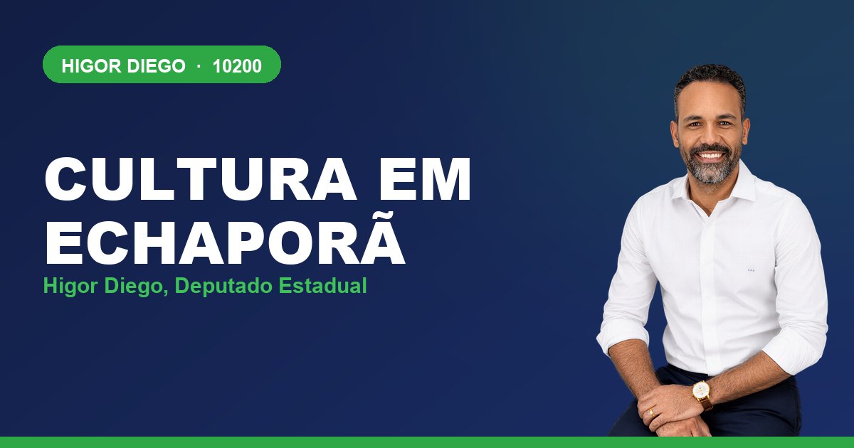 Cultura em Echaporã, com Higor Diego, deputado estadual 10200