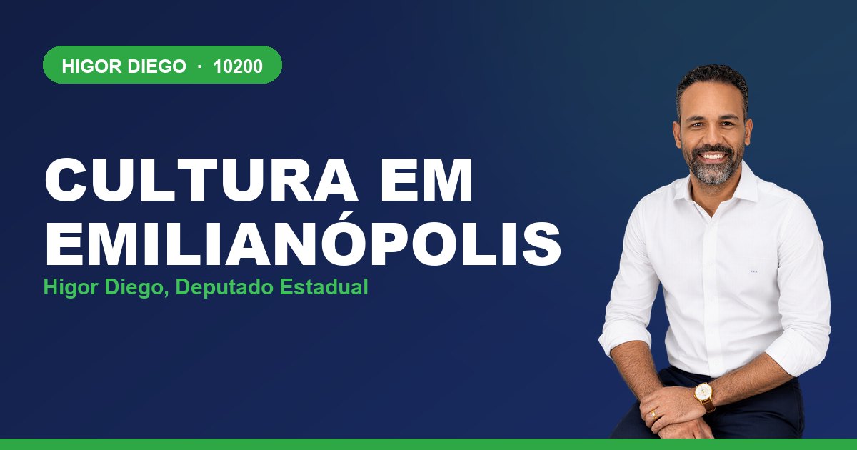 Cultura em Emilianópolis, com Higor Diego, deputado estadual 10200