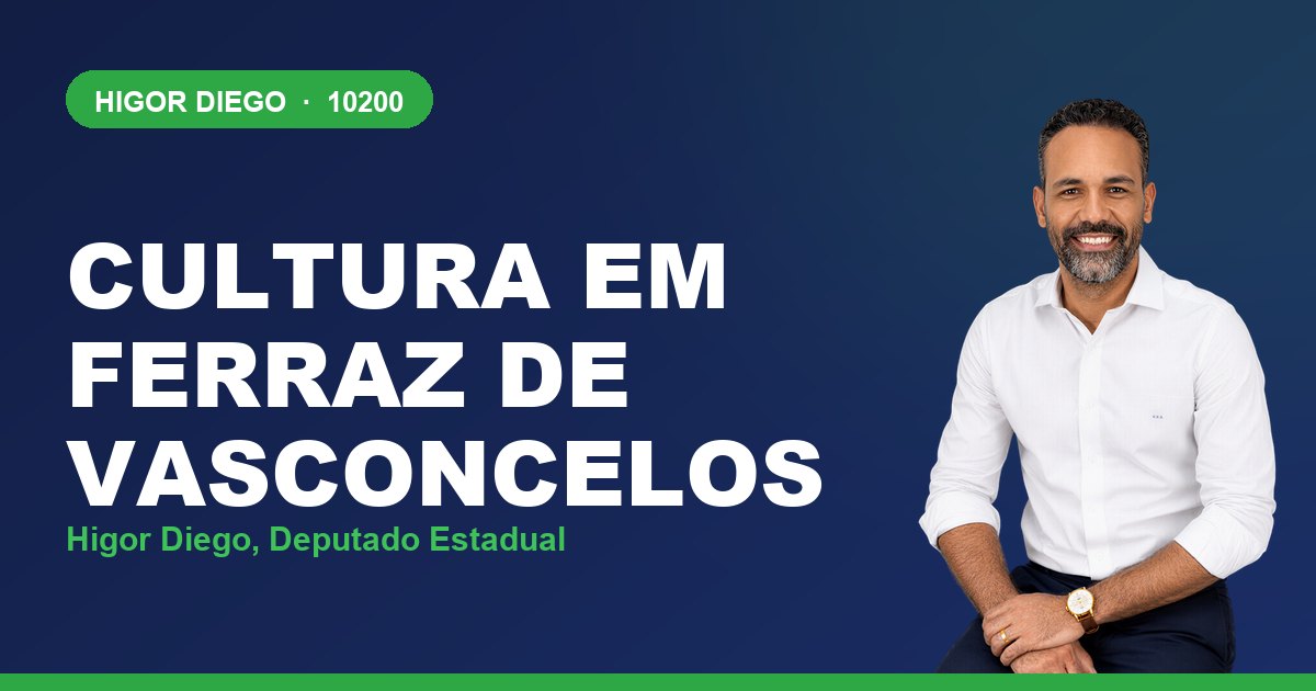 Cultura em Ferraz de Vasconcelos, com Higor Diego, deputado estadual 10200