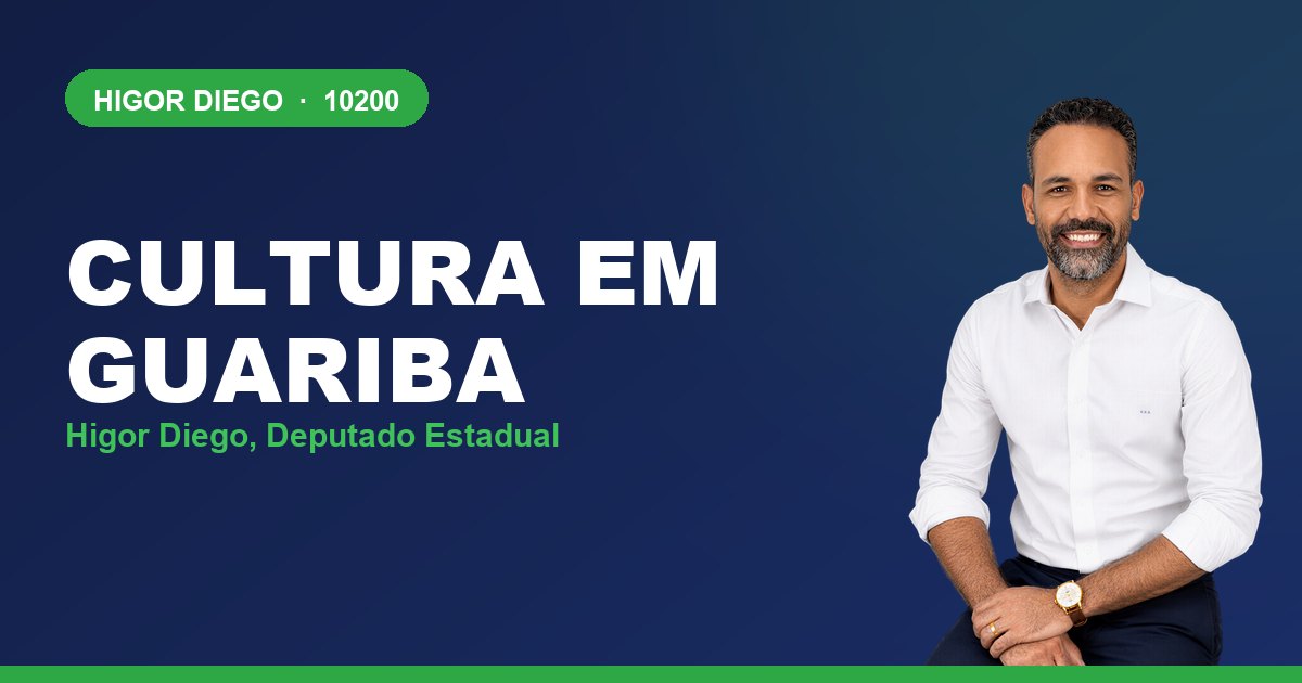 Cultura em Guariba, com Higor Diego, deputado estadual 10200