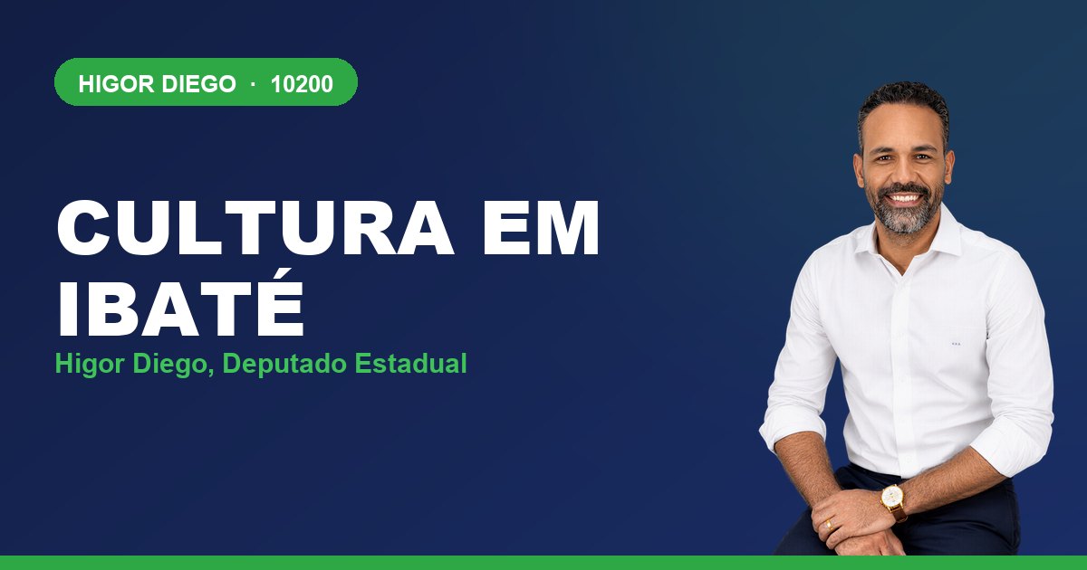 Cultura em Ibaté, com Higor Diego, deputado estadual 10200