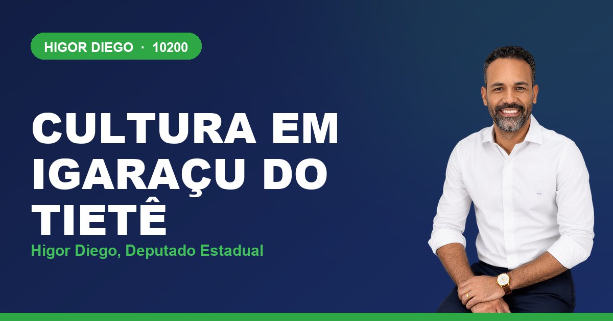 Cultura em Igaraçu do Tietê, com Higor Diego, deputado estadual 10200
