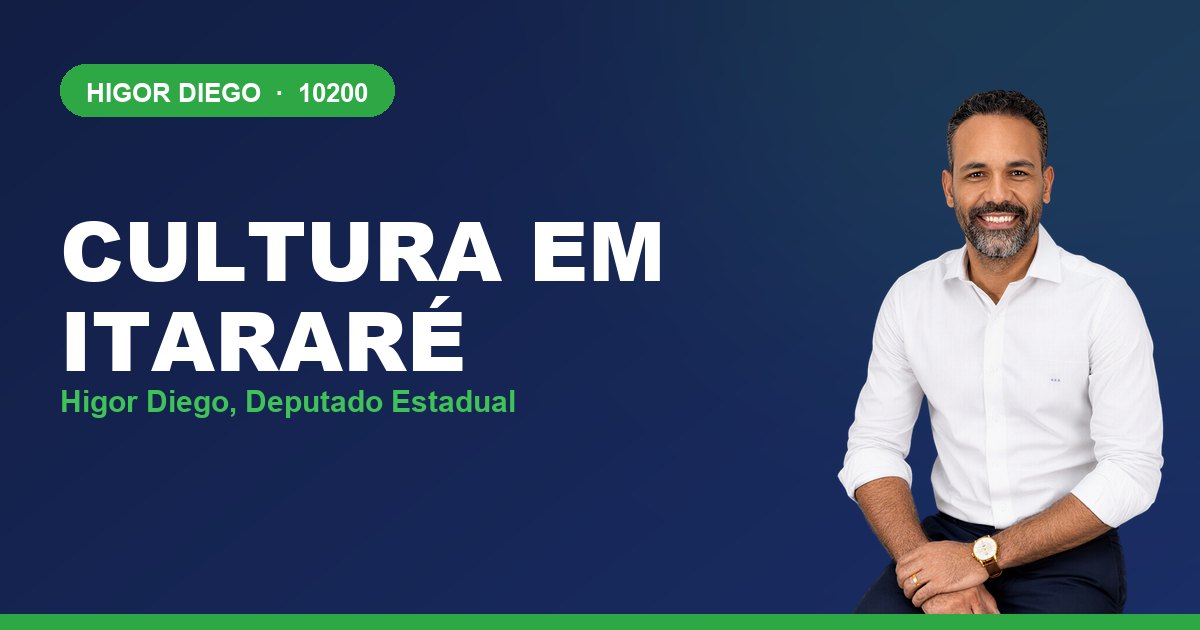 Cultura em Itararé, com Higor Diego, deputado estadual 10200