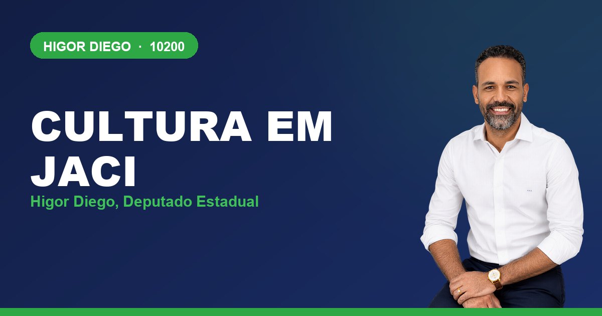 Cultura em Jaci, com Higor Diego, deputado estadual 10200