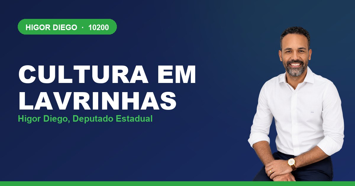 Cultura em Lavrinhas, com Higor Diego, deputado estadual 10200