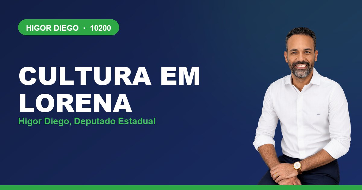 Cultura em Lorena, com Higor Diego, deputado estadual 10200
