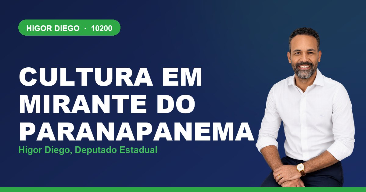 Cultura em Mirante do Paranapanema, com Higor Diego, deputado estadual 10200