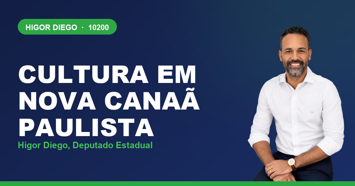 Cultura em Nova Canaã Paulista, com Higor Diego, deputado estadual 10200