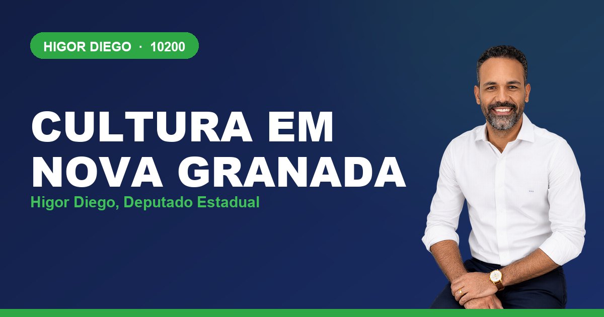 Cultura em Nova Granada, com Higor Diego, deputado estadual 10200