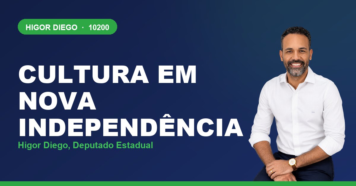Cultura em Nova Independência, com Higor Diego, deputado estadual 10200