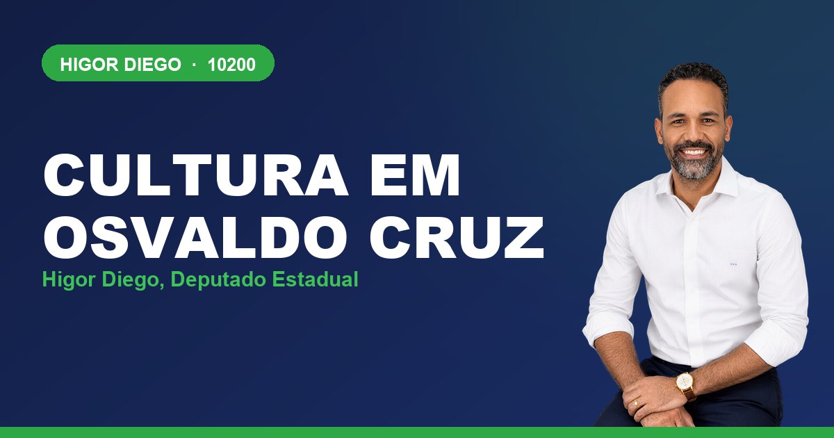 Cultura em Osvaldo Cruz, com Higor Diego, deputado estadual 10200