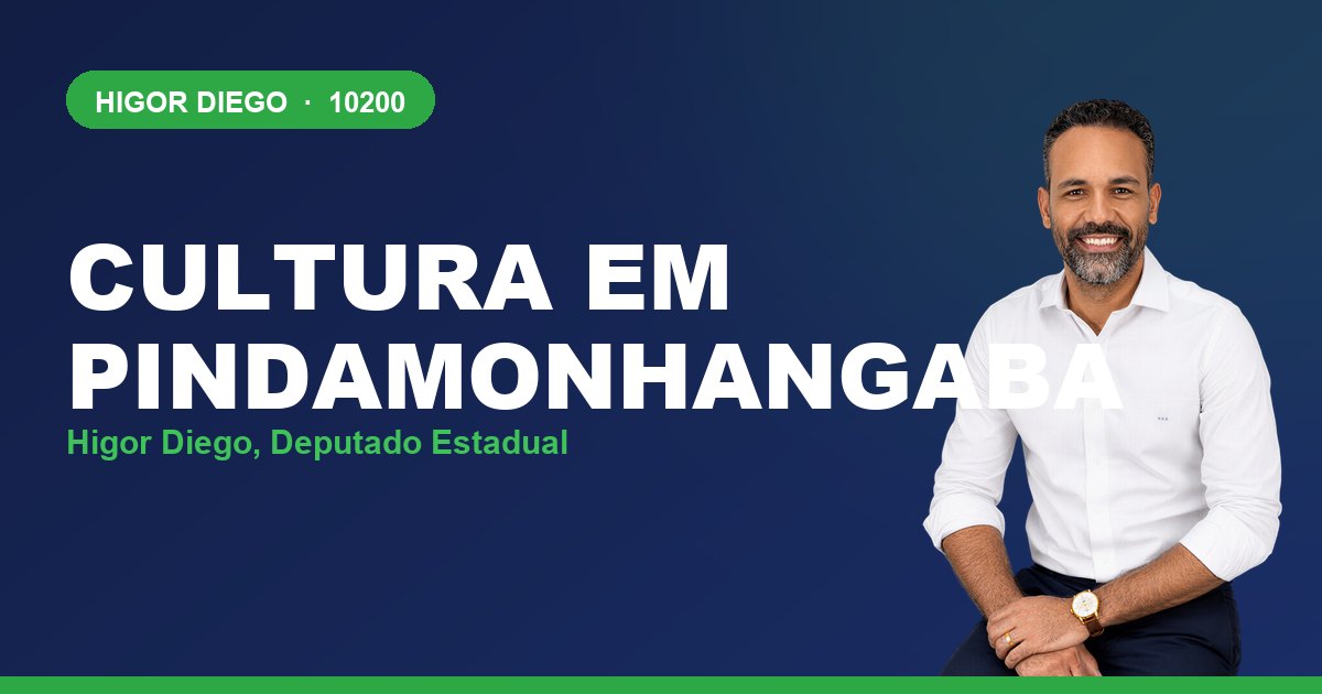 Cultura em Pindamonhangaba, com Higor Diego, deputado estadual 10200