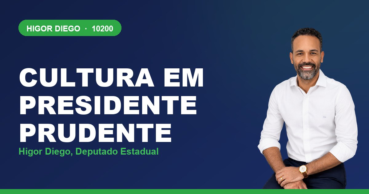 Cultura em Presidente Prudente, com Higor Diego, deputado estadual 10200