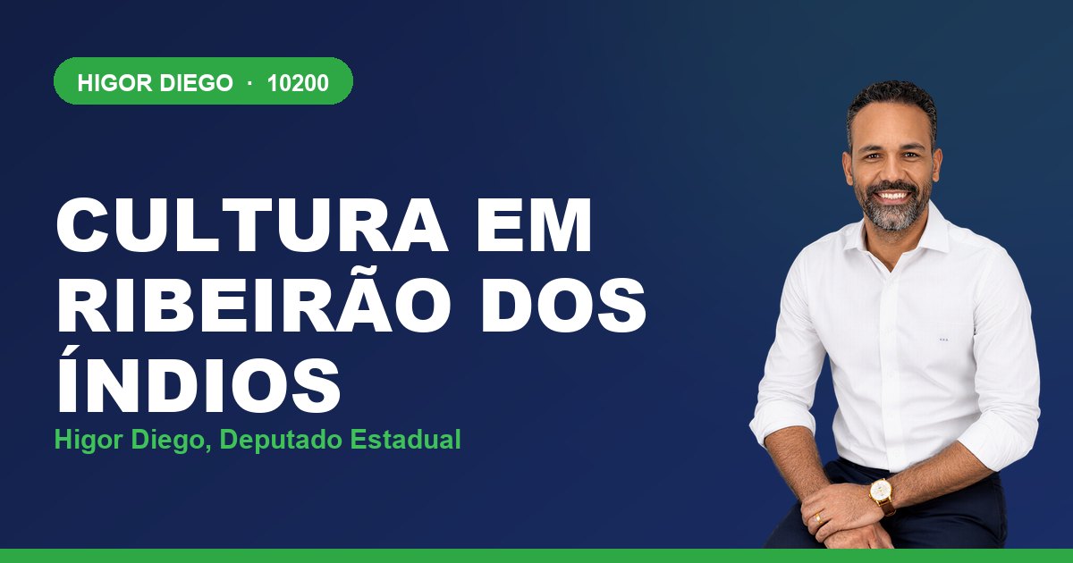 Cultura em Ribeirão dos Índios, com Higor Diego, deputado estadual 10200