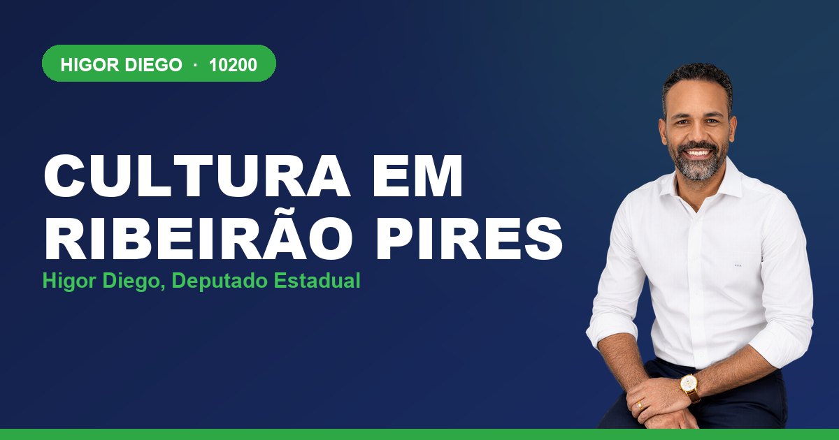 Cultura em Ribeirão Pires, com Higor Diego, deputado estadual 10200