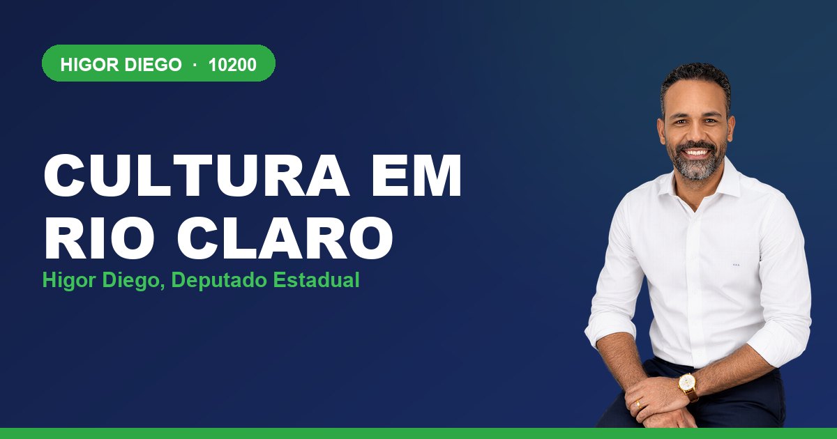 Cultura em Rio Claro, com Higor Diego, deputado estadual 10200