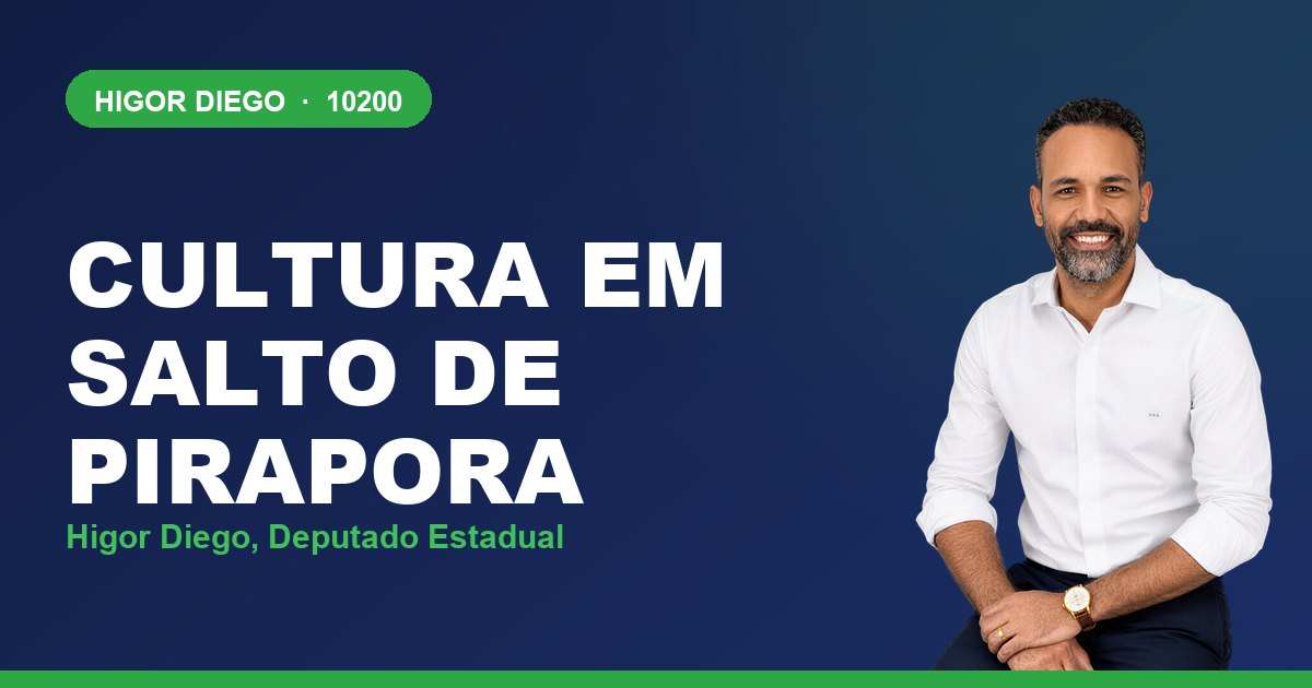Cultura em Salto de Pirapora, com Higor Diego, deputado estadual 10200