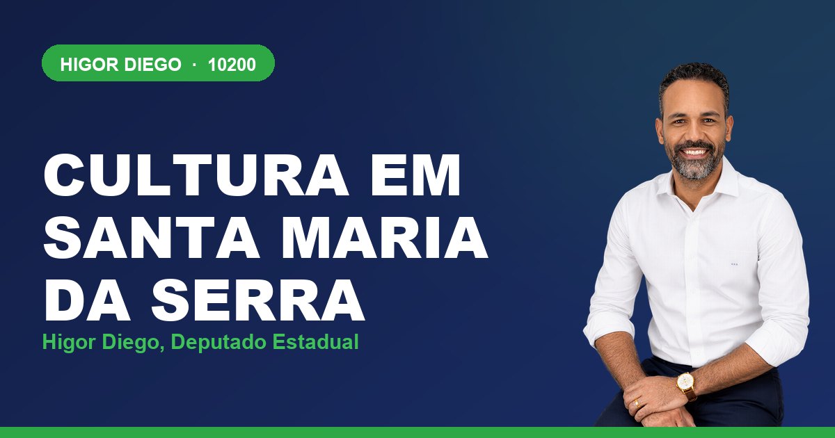 Cultura em Santa Maria da Serra, com Higor Diego, deputado estadual 10200