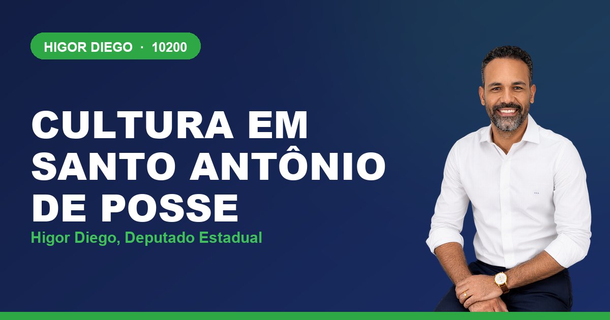 Cultura em Santo Antônio de Posse, com Higor Diego, deputado estadual 10200