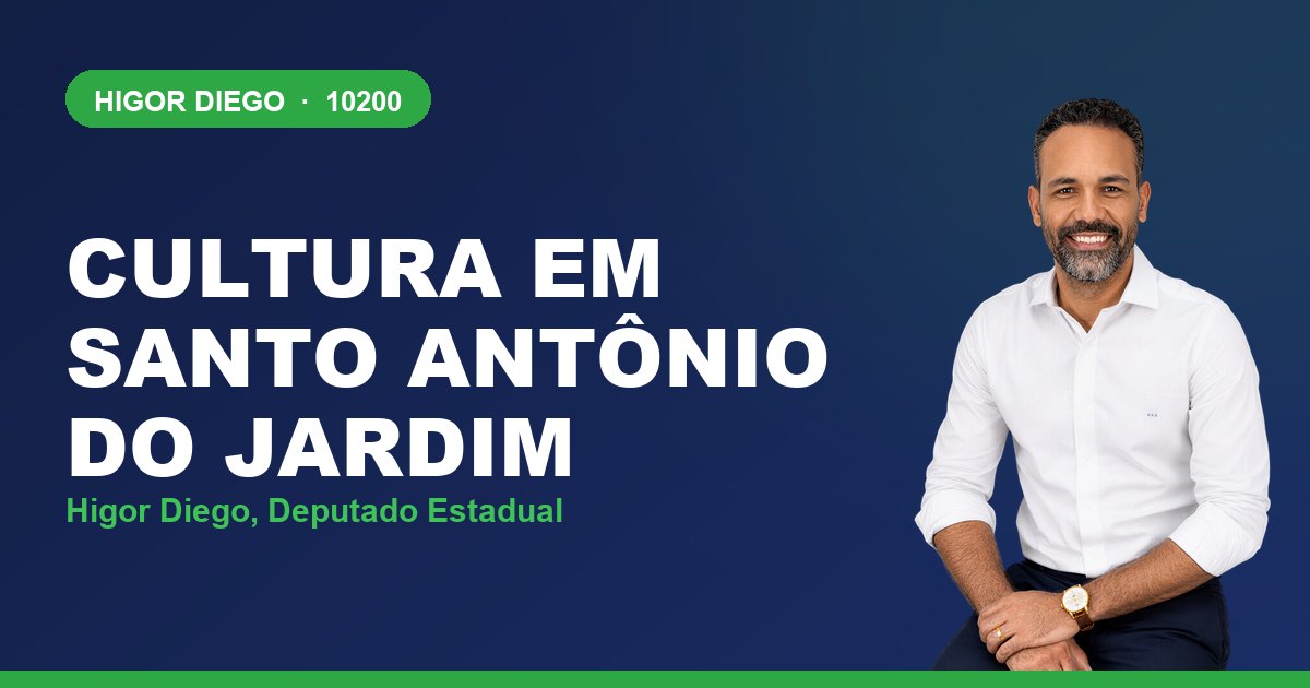 Cultura em Santo Antônio do Jardim, com Higor Diego, deputado estadual 10200