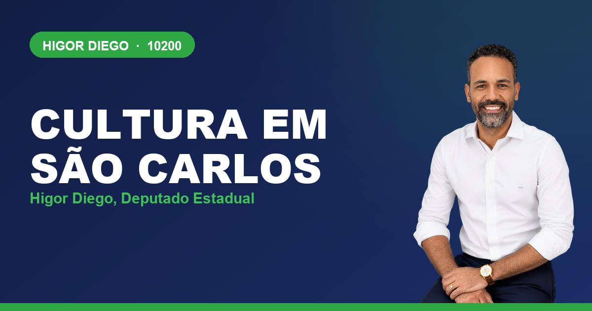 Cultura em São Carlos, com Higor Diego, deputado estadual 10200
