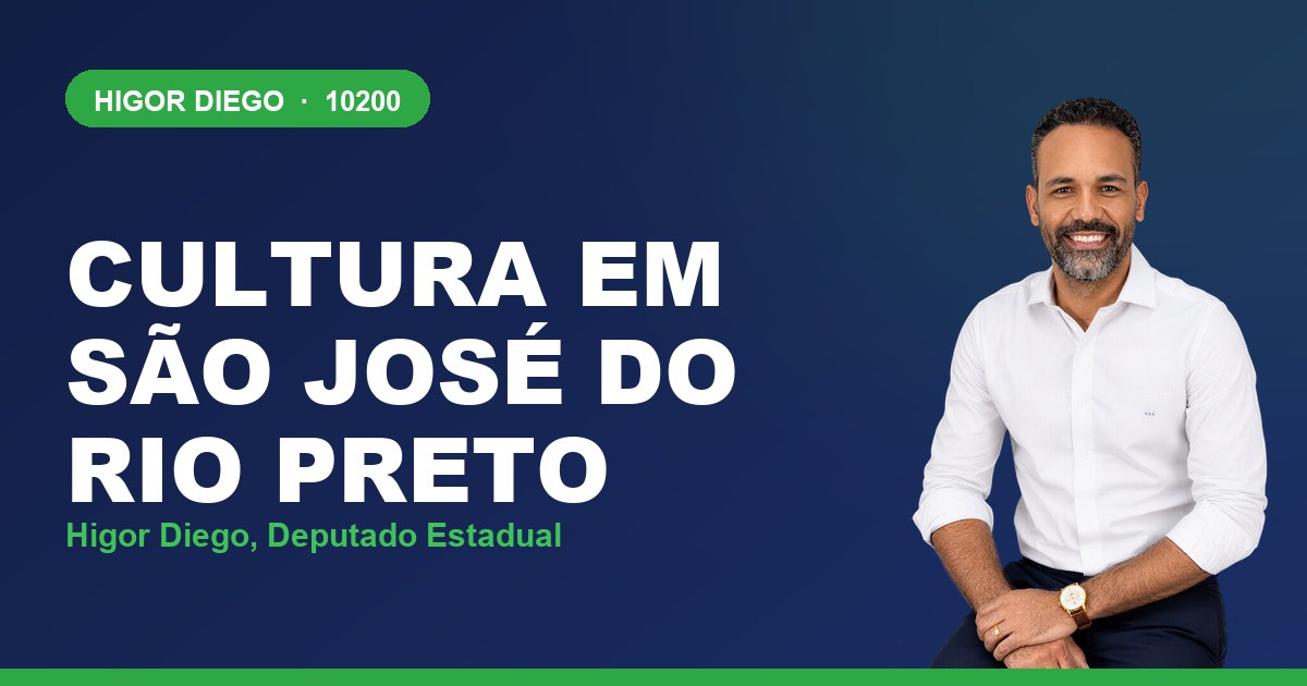 Cultura em São José do Rio Preto, com Higor Diego, deputado estadual 10200
