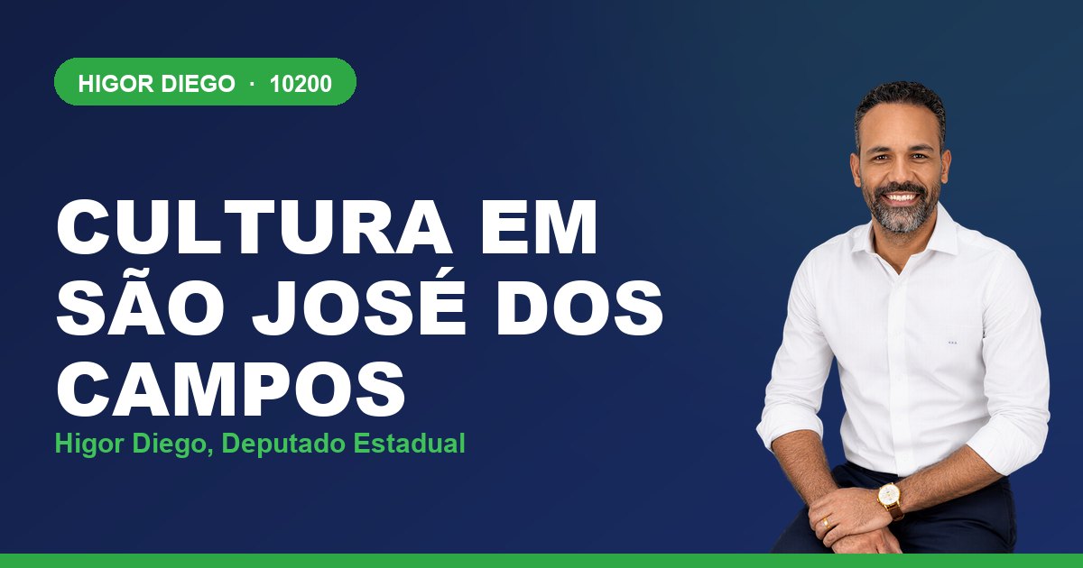 Cultura em São José dos Campos, com Higor Diego, deputado estadual 10200